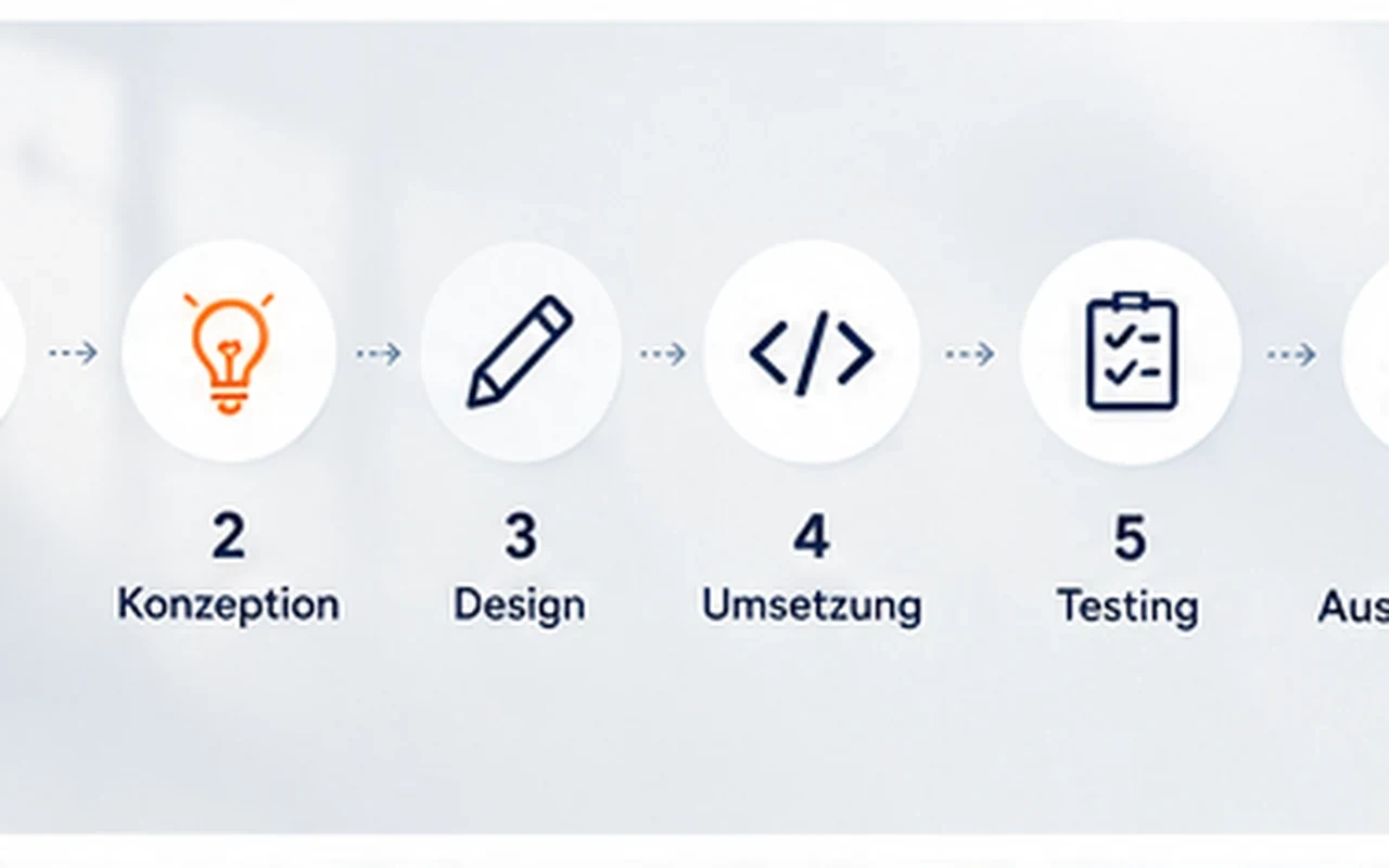 Illustrative Wissensgrafik für ein strukturiertes Banner-Briefing